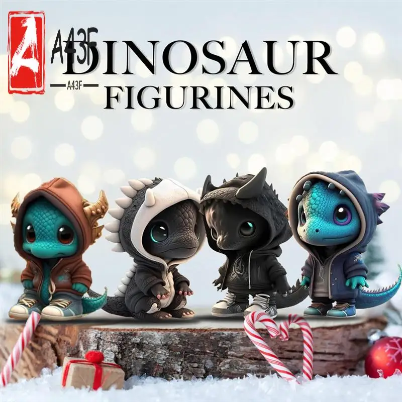 

A43F-Cartoon Cool Dragon Resin Ornament, Resin Crafts Advanced Mini Home Desk Decor Funny Gift For Friends Children