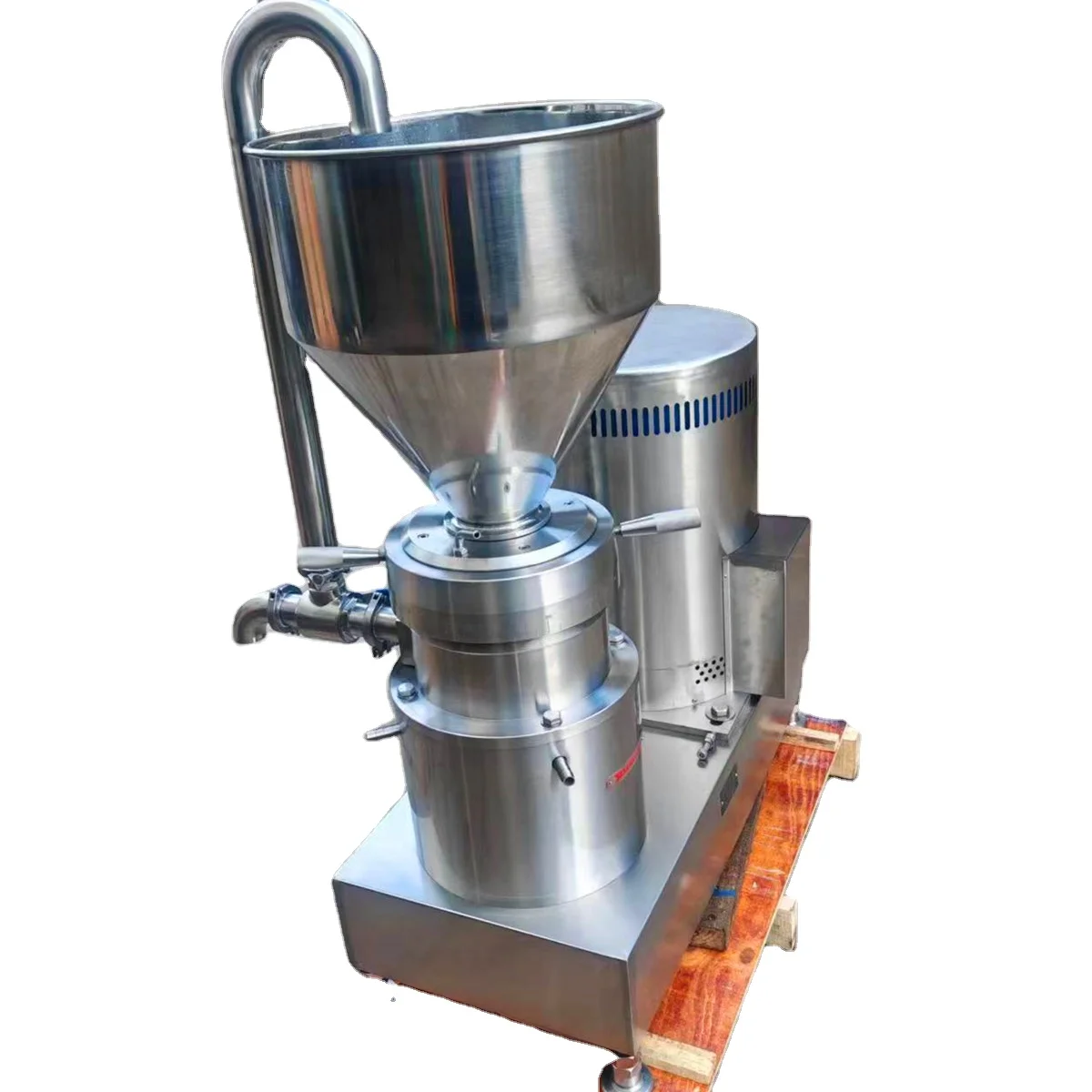 Factory Wholesale Commercial Stainless Steel Electrical Colloid Mill New Condition Snack Nuts Peanut Butter Sesame Flour Gear
