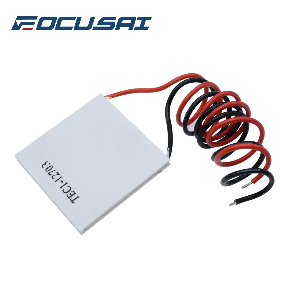 FOCUSAI Semiconductor Devices DC12V TEC1 12703  Heatsink Plate Module Thermoelectric Cooler Peltier Semiconductor Refrigeration