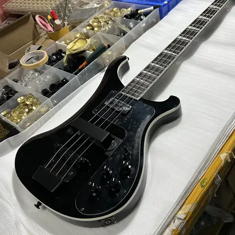 Rickenbacker 4003 블랙 베이스 일렉트릭 기타, 루즈우드 지판, 베이스우드 바디, 좋은 음질, 22 톤 포지션, 핫 세일