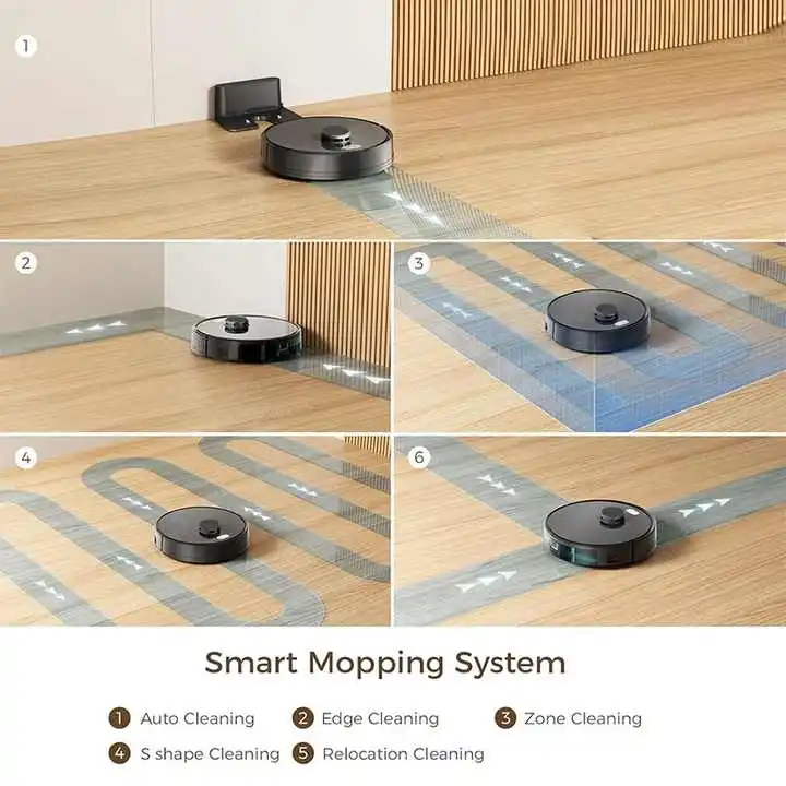 OEM робот-пылесос для дома и швабра для подметания пола, многофункциональный перезаряжаемый лазерный робот, умный пылесос