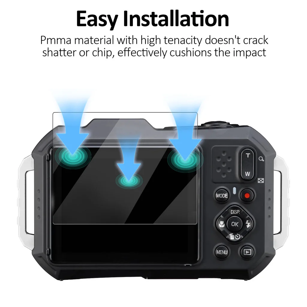 2Pcs For Ricoh GR GR2 GR3 GRIII GR Mark III II CX6 CX5 CX4 CX3 CX2 CX1 GR Digital IV III RICOH G900 WG-6 Camera Protective Film view 5