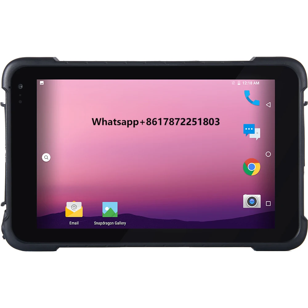 

Android 10 GMS8 Inch IPS Gnss Rtk Ram 4GB Rom 64GB WIFI Nfc IP67 Rugged Tablet PC Motorcycle Barcode Scanner Enterprise