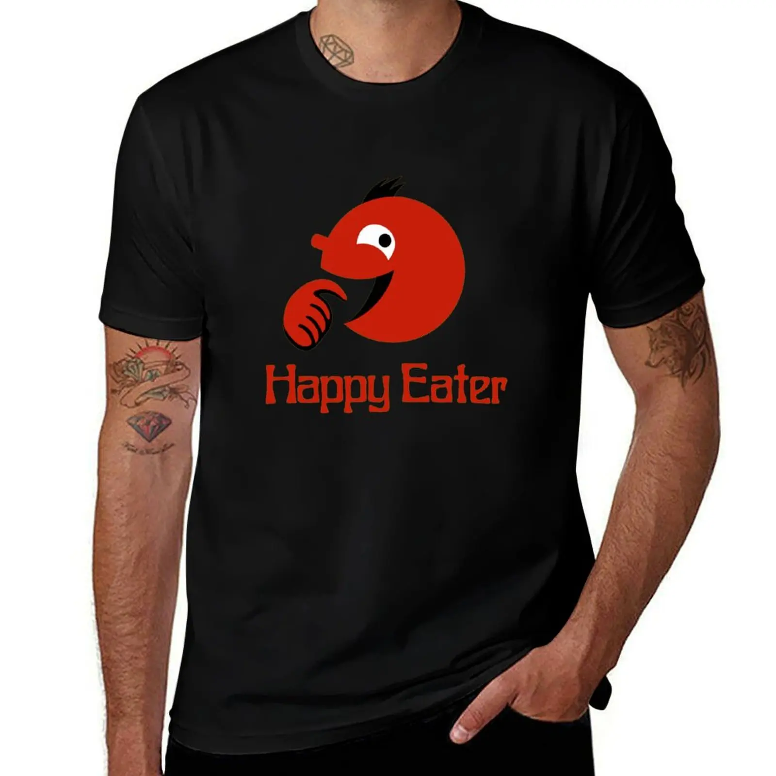 Happy Eater T-Shirt oversized graphic tee oversized t shirt mens big and tall t shirts