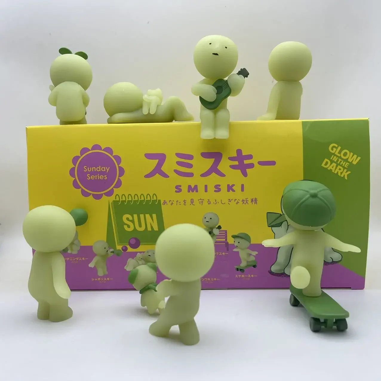 Mini Character Luminous Series PVC Model Desktop Jewelry Series Decoration Birthday Christmas Gift