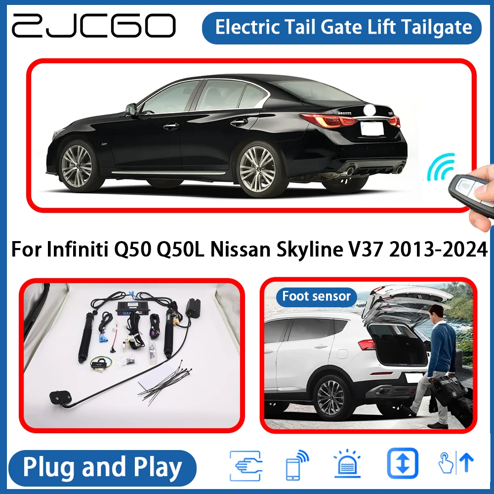 

for Infiniti Q50 Q50L Nissan Skyline V37 2013-2024 Powered Tailgate Power Liftgate Electric Tail Gate Lift Assisting System