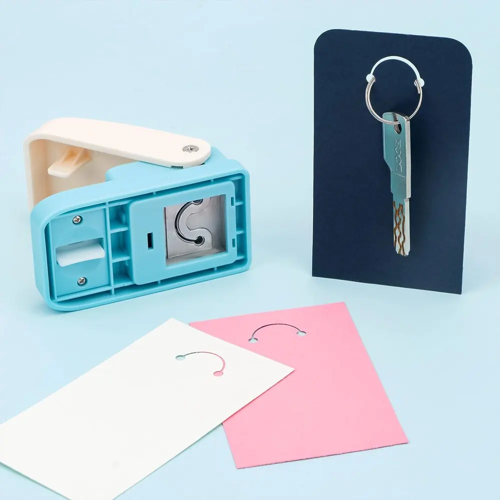 Manual Tag Punch, A Multi-Functional Punching Tool, Suitable for DIY Keychains and Jewelry Display Cards.