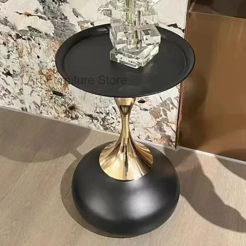 Ornaments Small Luxury Side Table Living Room Aesthetic Balcony Mobile Side Table White Design Mesa Auxiliar Salon Furniture