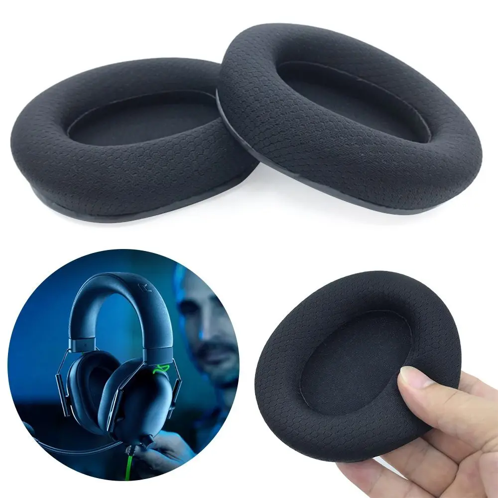 1Pair Replacement Headset Earmuffs Earbuds Cover Headphones Accessories Ear Pads Ear Cushion for Razer BlackShark V2 Pro V2SE