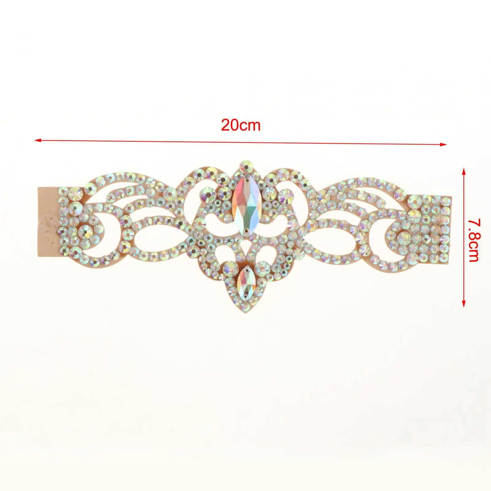 Bracelet de brevdu Ventre en Strass Creux pour Demoiselle d'Honneur, Design à la Mode, Spectacle sur Scène