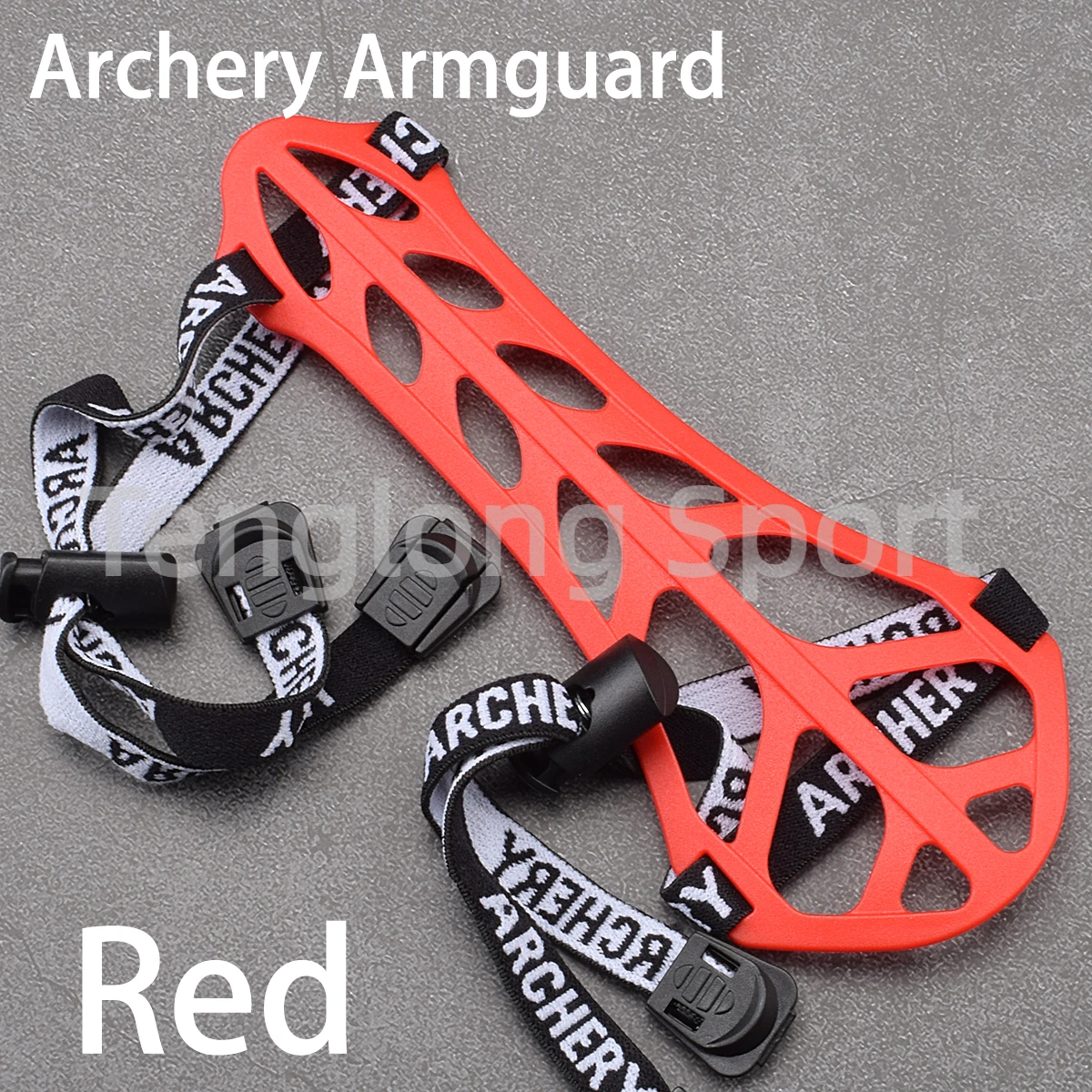 6.5in Archery Arm Guard Hard Plastic Arm Protection Forearm Safe Adjustable For Traditional Recurve Bow Sports Equipment 1pcs
