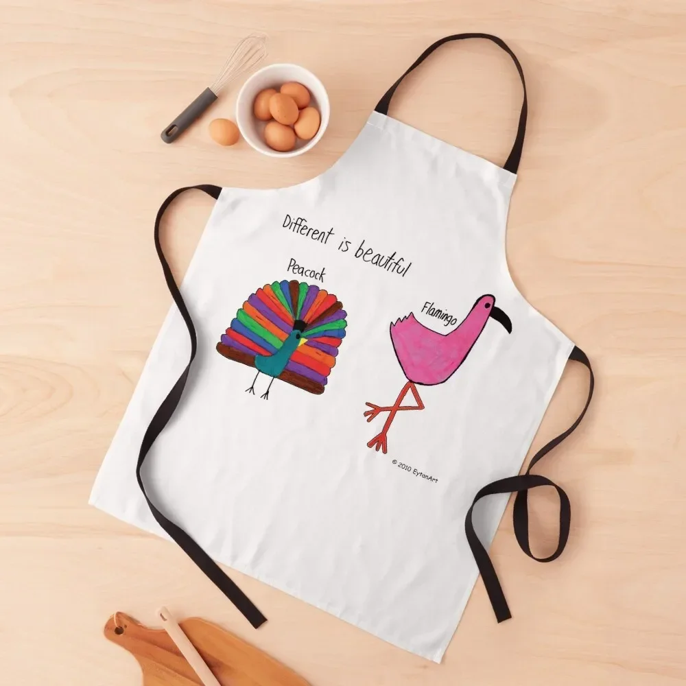 

Peacock and Flamingo Apron Kitchen Items For Home for home useful pieces Apron