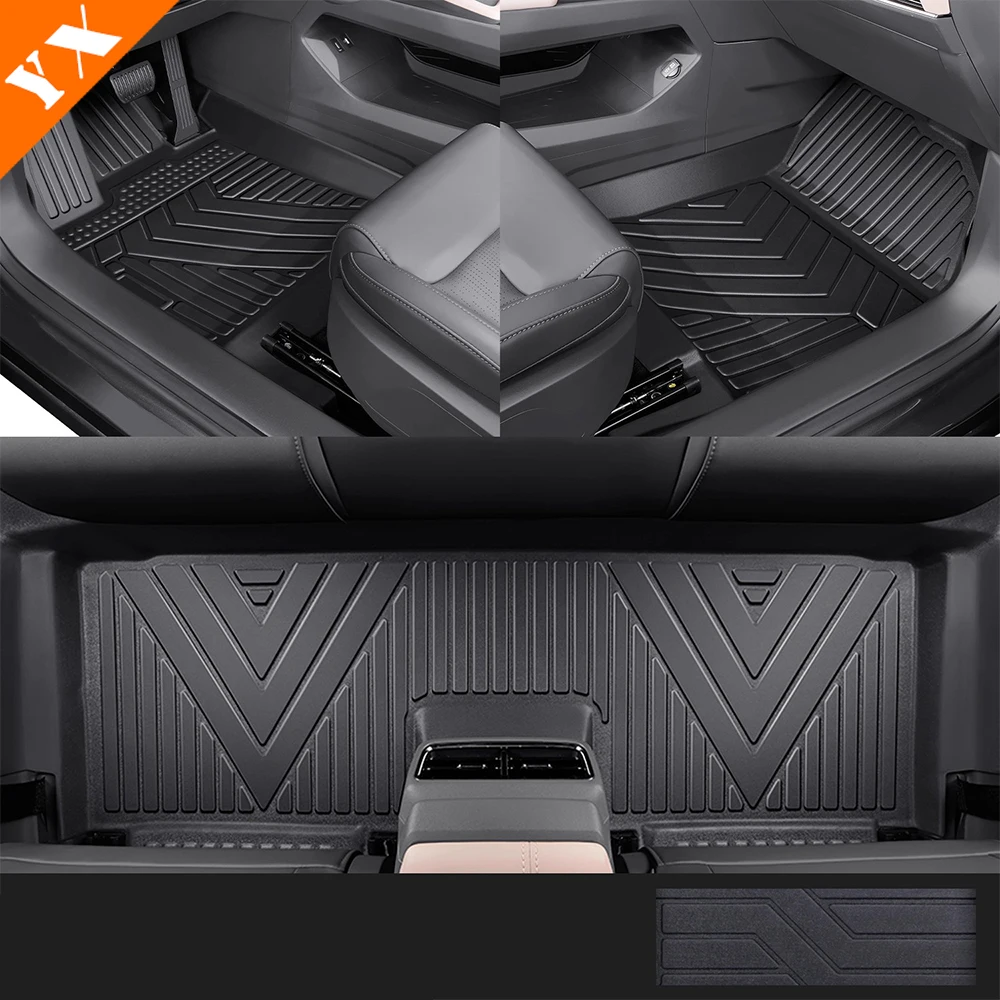 

For Changan UNIT 2020-2024 Car floor mats, front fog light strips, original rear wipers, steering wheel emblem
