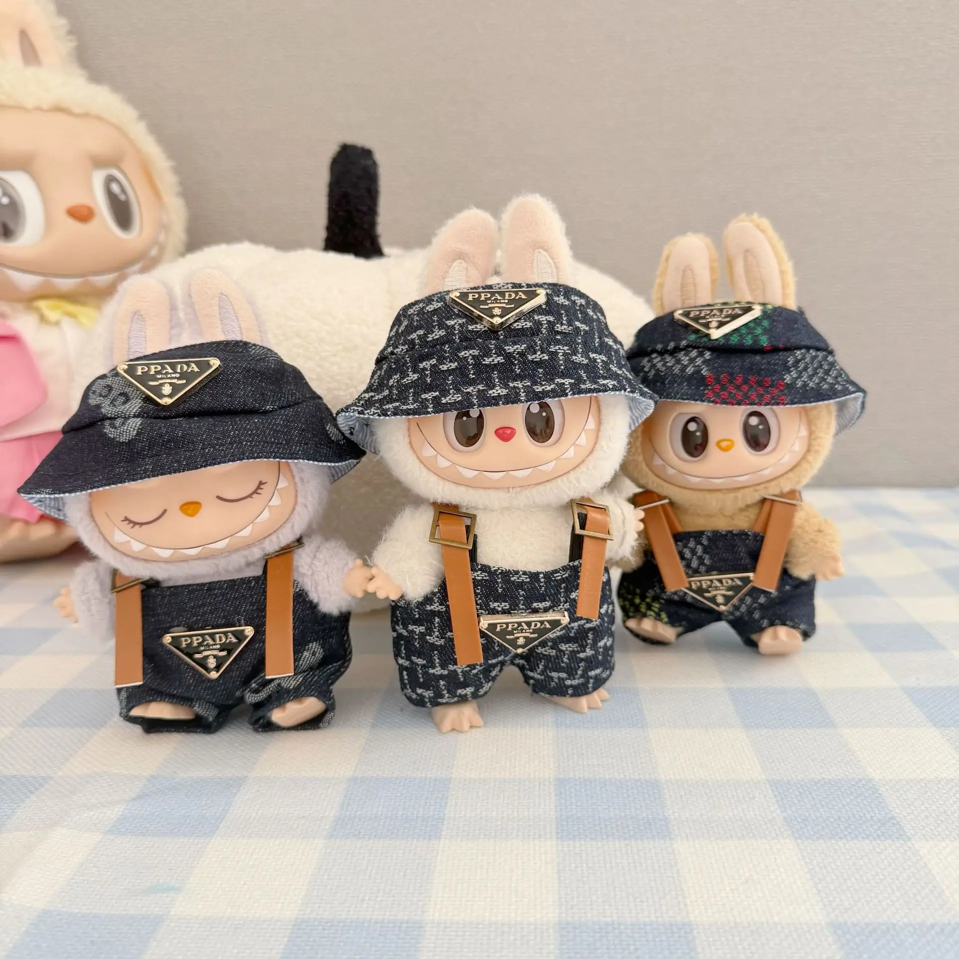 

Модный наряд LABUBU, набор слепых коробок для 1-го, 2-го, 3-го поколения с брелком, новая мода, аксессуары для кукольной одежды серии P