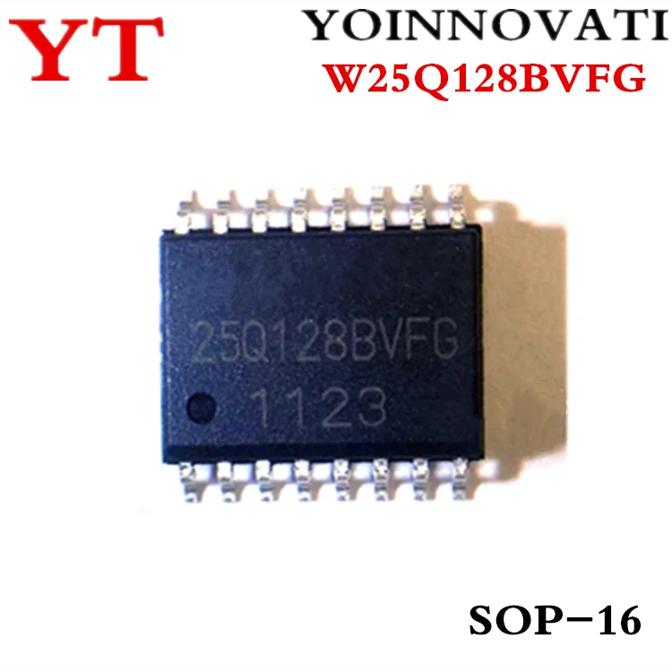 

50pcs/lots W25Q128BVFG W25Q128BVFIG W25Q128 SOP-16