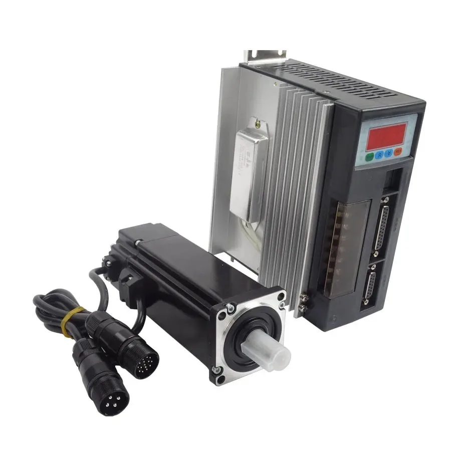 Postmodern High Quality Safe AC Servo Motor 1.91N.M 3000RPM 600W With Driver System For 60ST-M01930