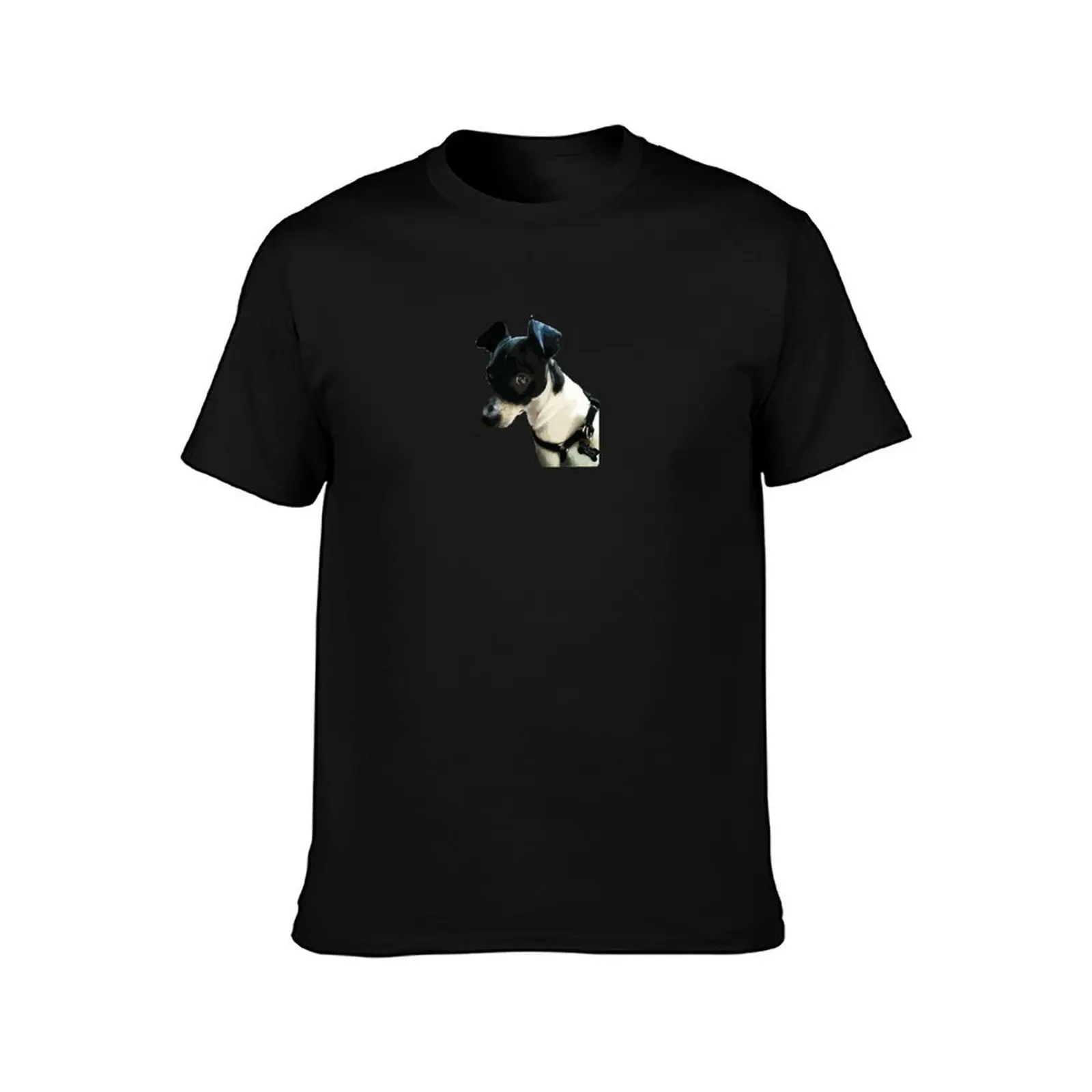 Carl the Rat Terrier T-Shirt Summer Casual Cotton Tee Oversized Streetwear Tops Vintage Graphic Print Loose Fit Short Sleeve