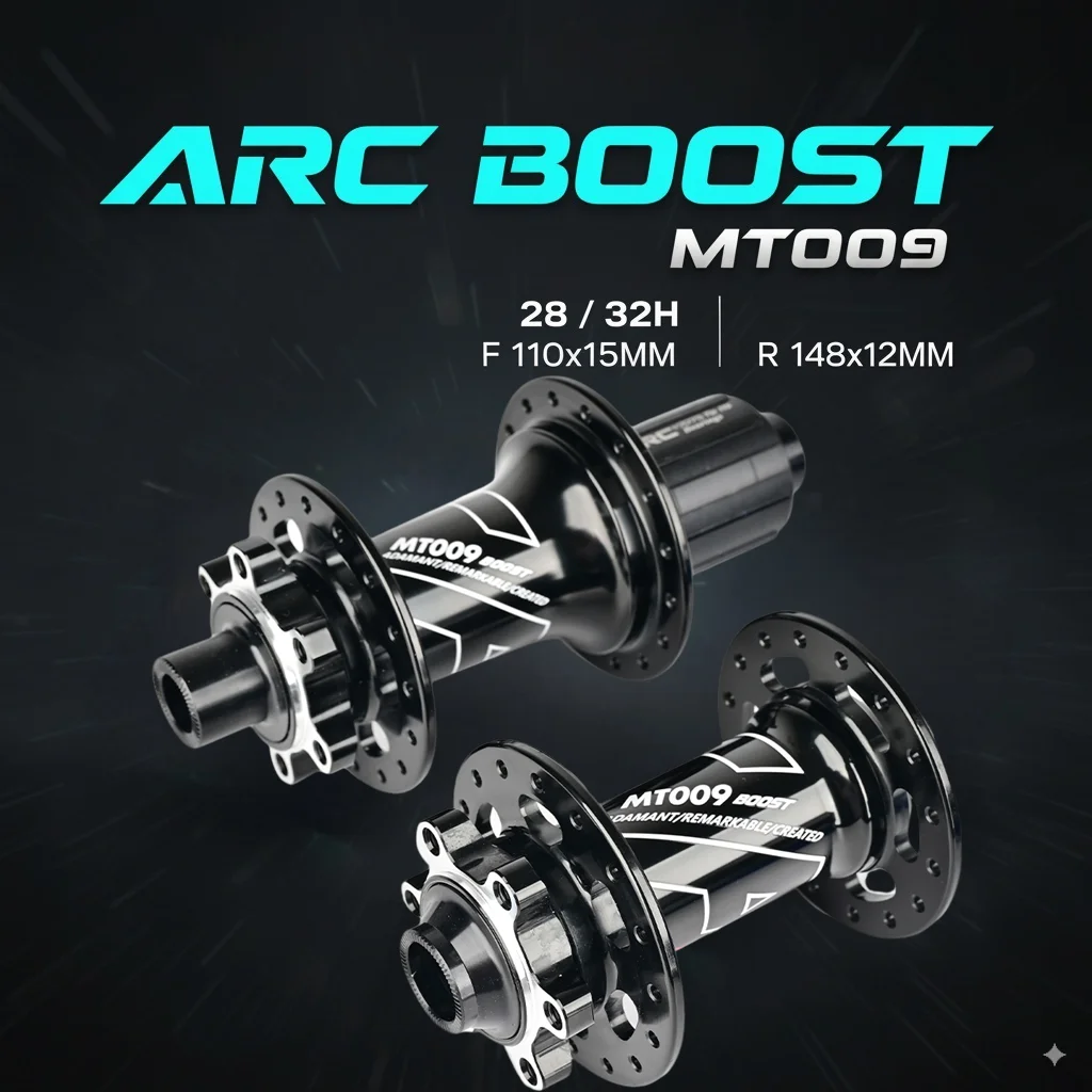 ARC MT009 BOOST Hubs 110x15 148x12mm 6 Pawls 114 Clicks 28H/32H