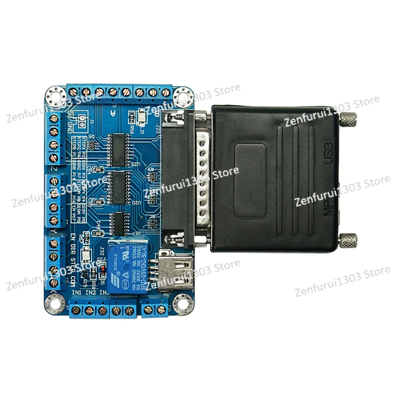 CNC MACH3 USB To Parallel LPT Port Converter Adapter 6 Axis Controller Mach3 Parallet Port TO USB