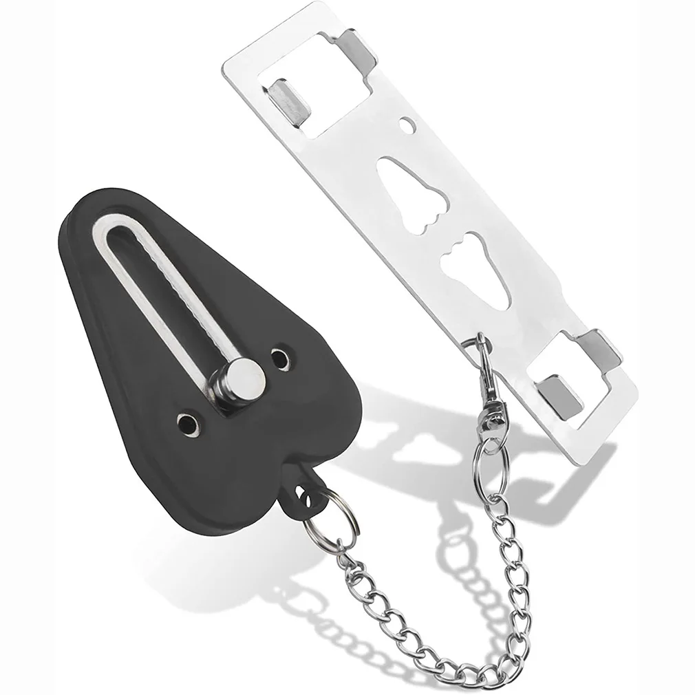 

Portable Double Hole Security Lock Door Lockdown Door Lock Extra Lock Inside Door Locker Security Devices Wholesale Dropshipping