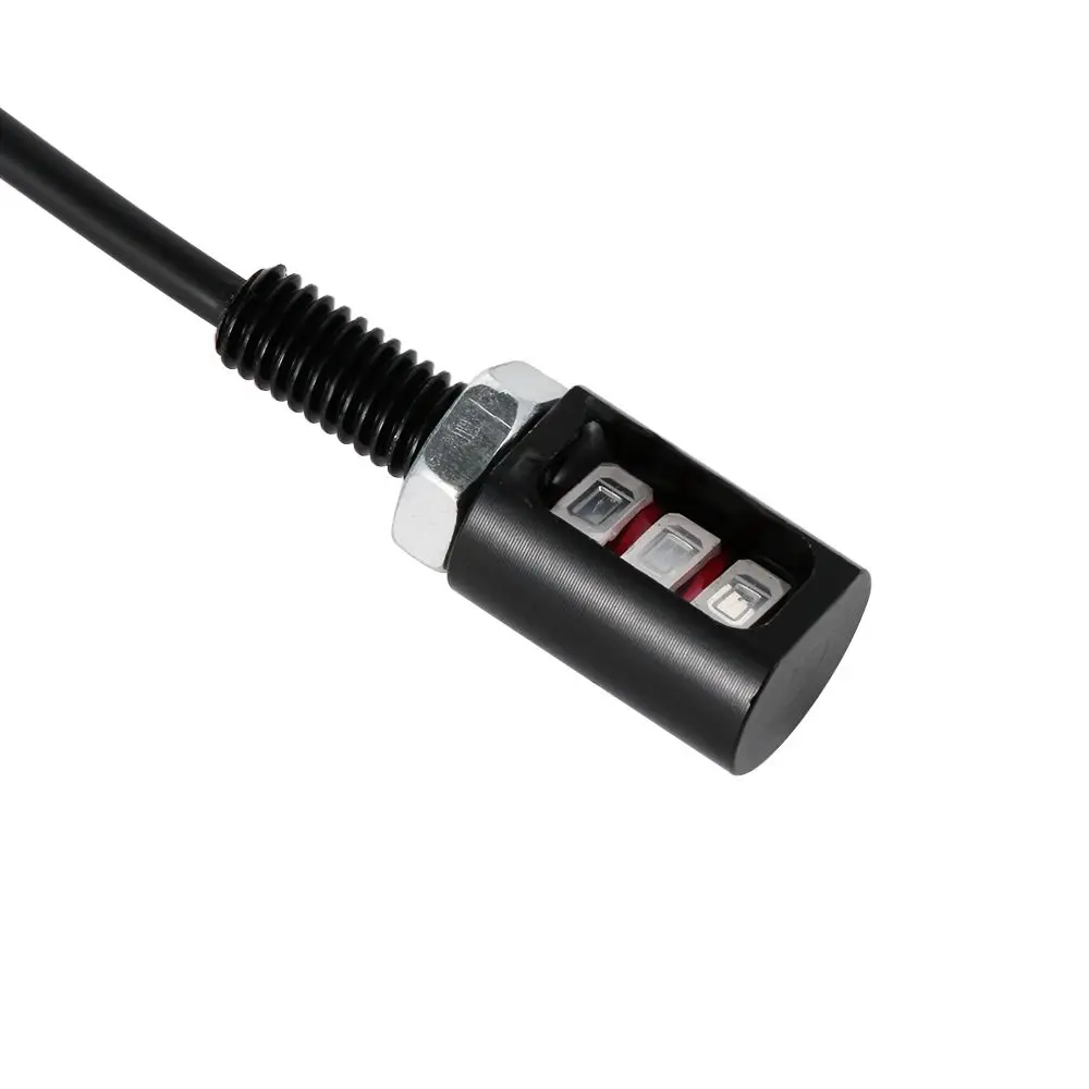 2Pcs 12V 3LED Universal Car Motorcycle License Number Plate Screw Bolt Light Bulb Lamp Motorbike Accessories