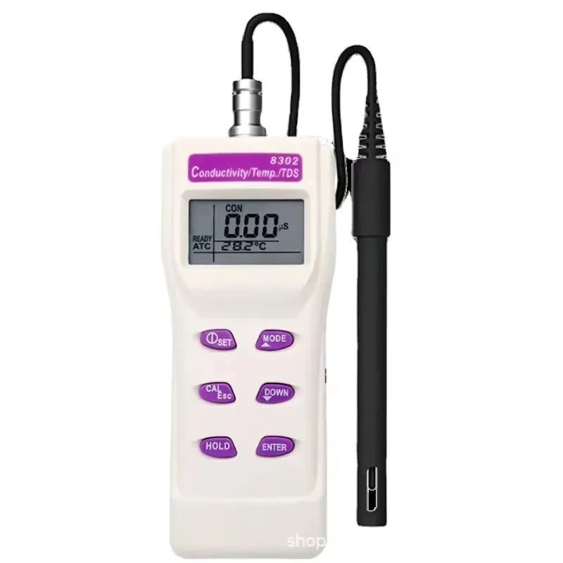 AZ8302 Multifunctional Conductivity Tester Digital Water Quality Meter with TDS and Temperature Measurement