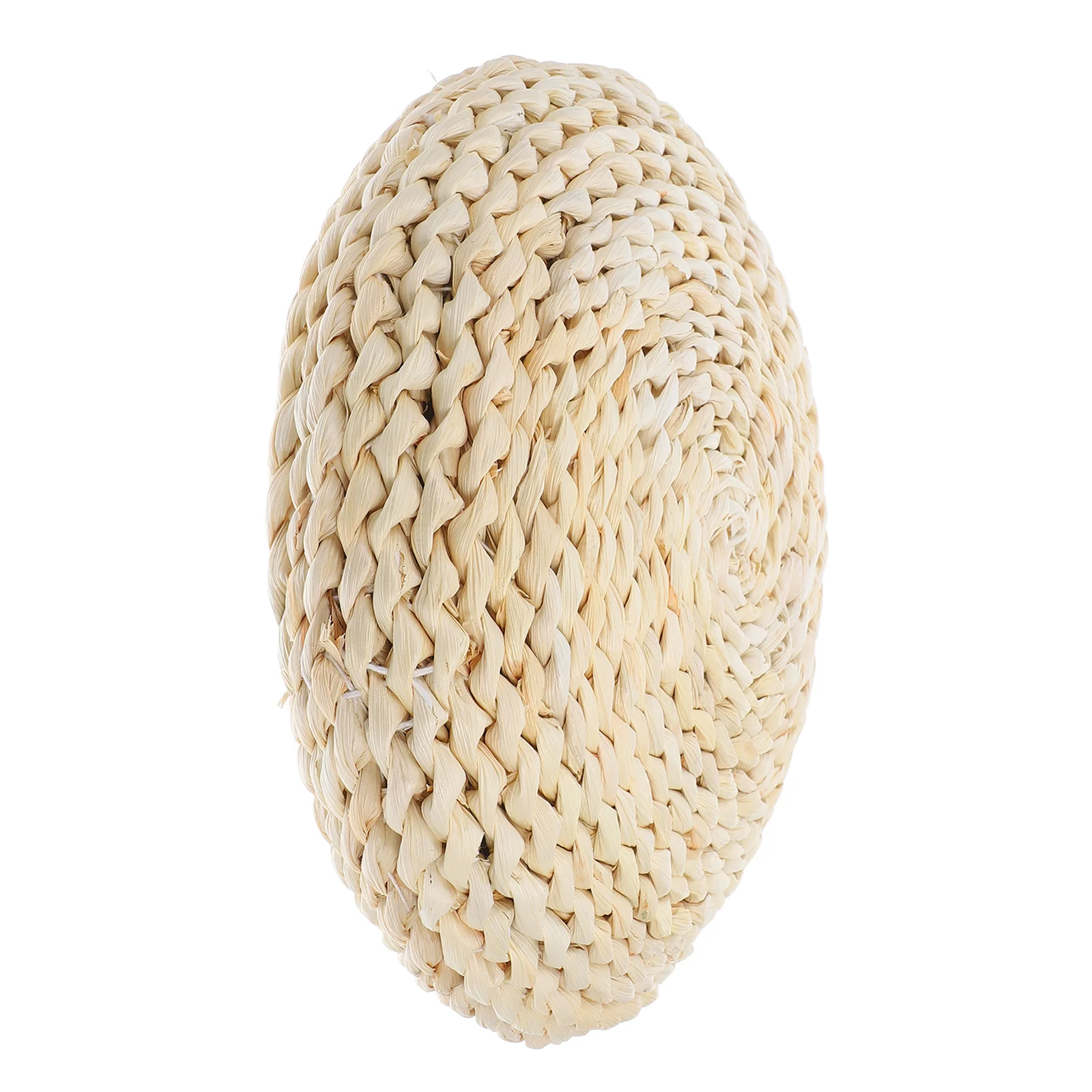 

1Pcs Straw Braid Cushion 30x30cm Round Handwoven Natural Sitting Pad Yoga Meditating Cushion Breathable Comfortable