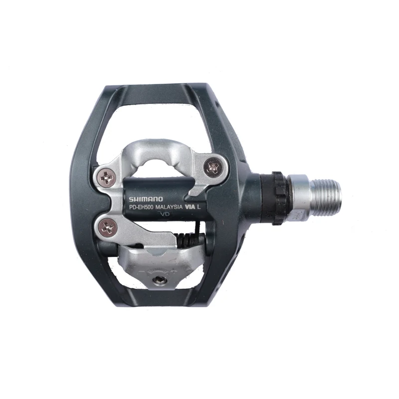 SHIMANO Pedal PD-EH500 Single Sided SPD Pedal For Road Bike Stacking Height 17.4mm Foot Center 55mm Original Shimano Bike Pedal