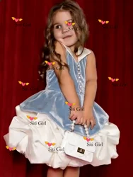 Glitter Pink Flower Girl Dress Ruffles Scoop Neck Cute Baby Girl Tutu Party Gown Short Graduation Kids Prom Dress Customized