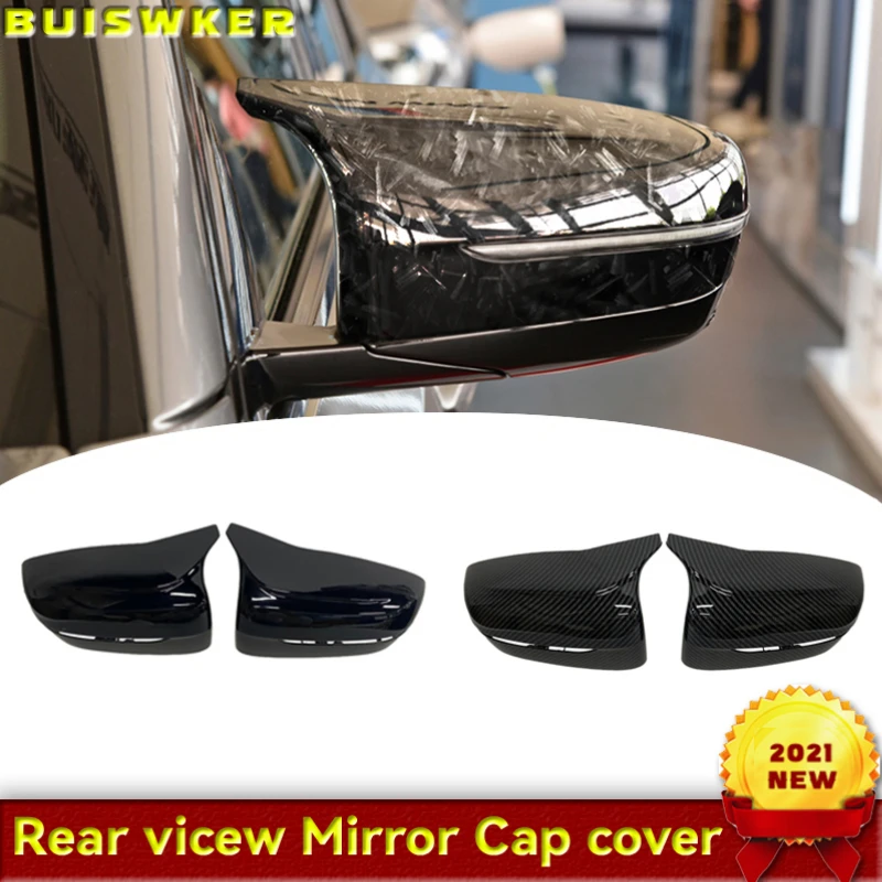 

Carbon Fiber Exterior Side Rearview Mirror Cover Trim For BMW 4 5 7 8-Series G20 G21 G28 G11 G12 G14 G15 G16 G30 G31 G38 G22