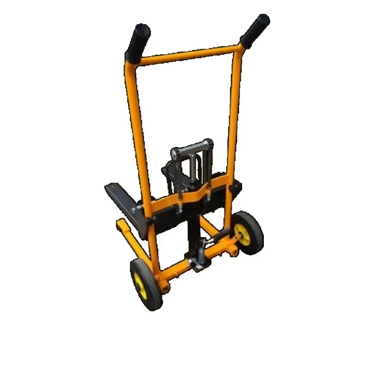 Small stacker unloading forklift manual hydraulic transporter