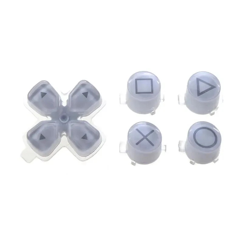 D-pad Move Action Cross Dpad Key ABXY مجموعة أزرار إصلاح جزء استبدال لسوني Dualsense 5 PS5 تحكم غمبد الملحقات #2