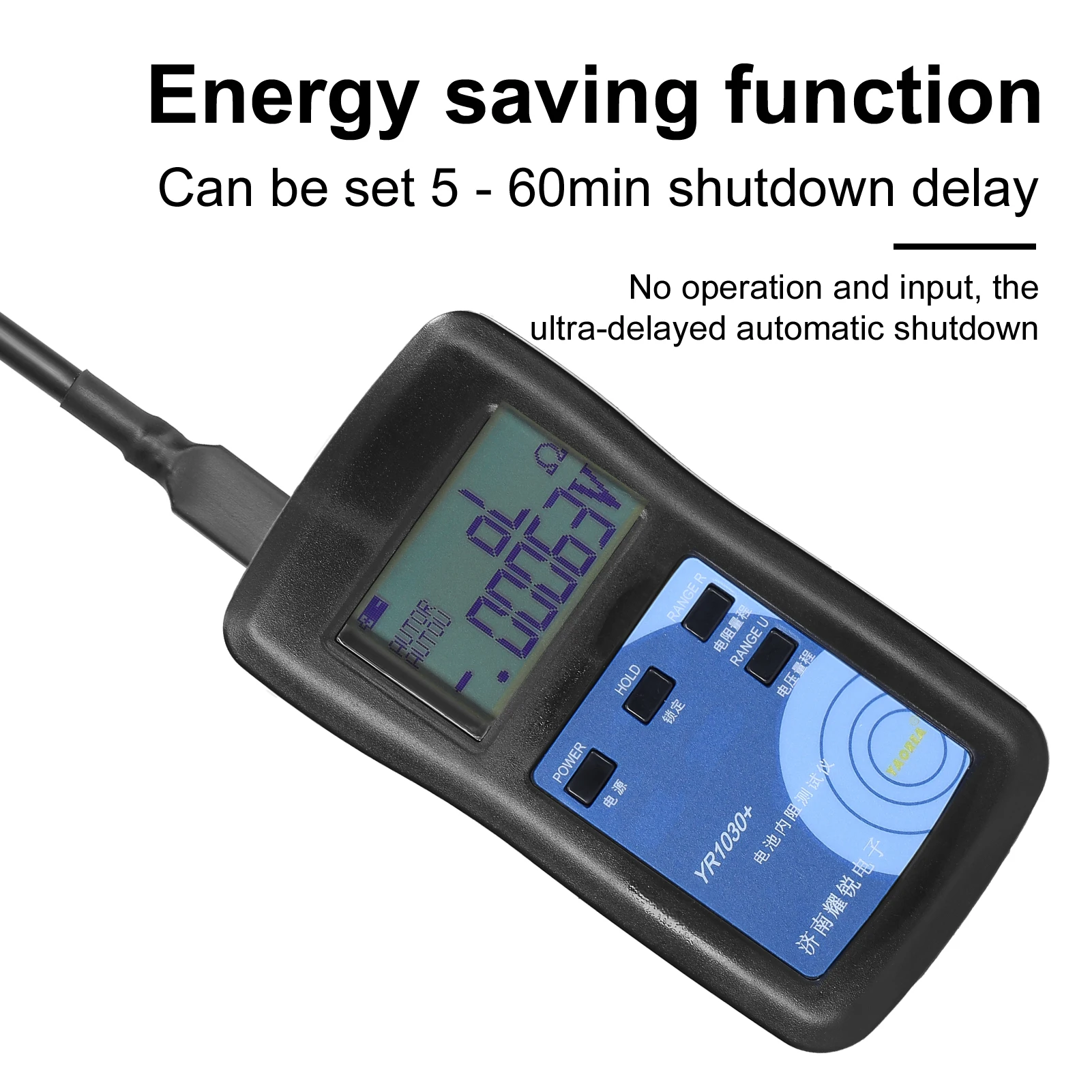 YR1030+ High Accurancy Lithium Battery Internal Resistance Test Instrument True 4-wire Battery Internal Resistance Tester