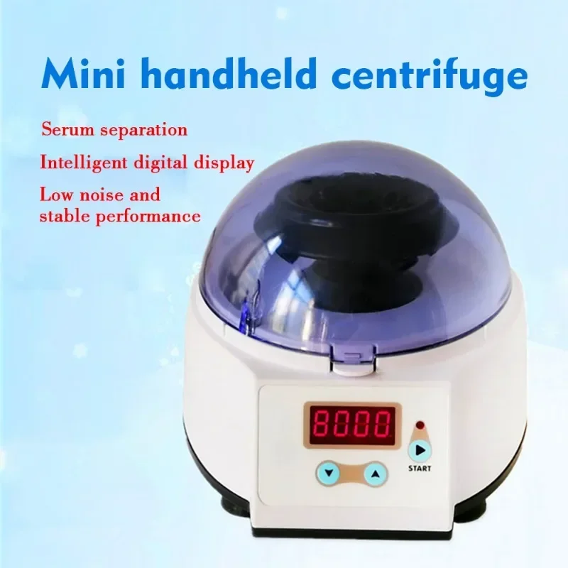 Mini Centrifuge Digital Display Small Electric Laboratory Separation Settler High Speed 4000Rpm