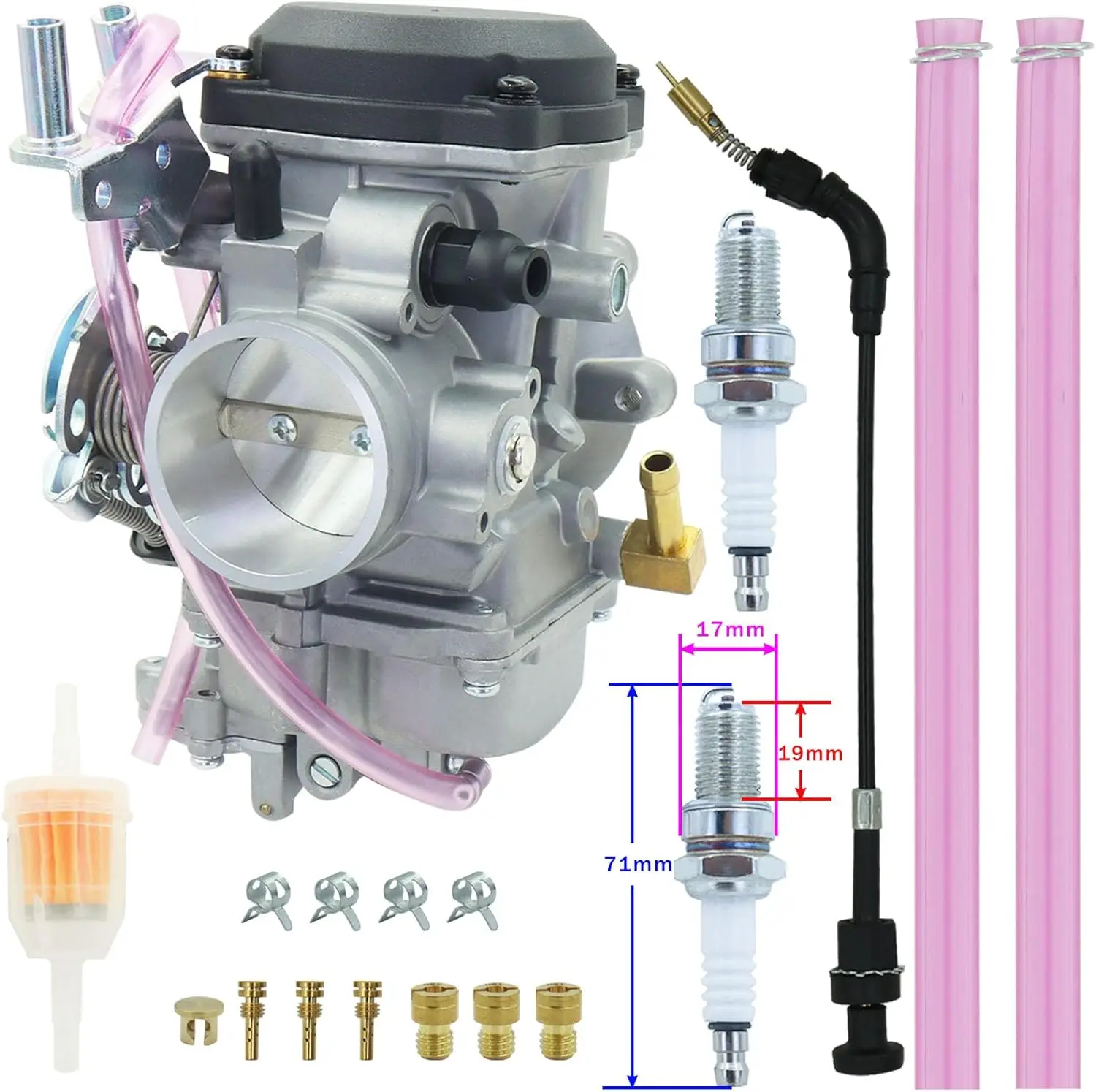 CV40 Carburetor Replaces for Harley-Davidson Road King Super Glide  Fits for Sportster XLH1200 XLH883
