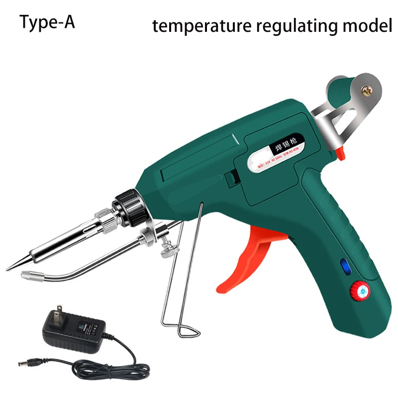 12V Hand-Held Electric Soldering Iron Power Supply Automatic Send Tin Gun Adjustable temperature soldering Welding Repair Tools