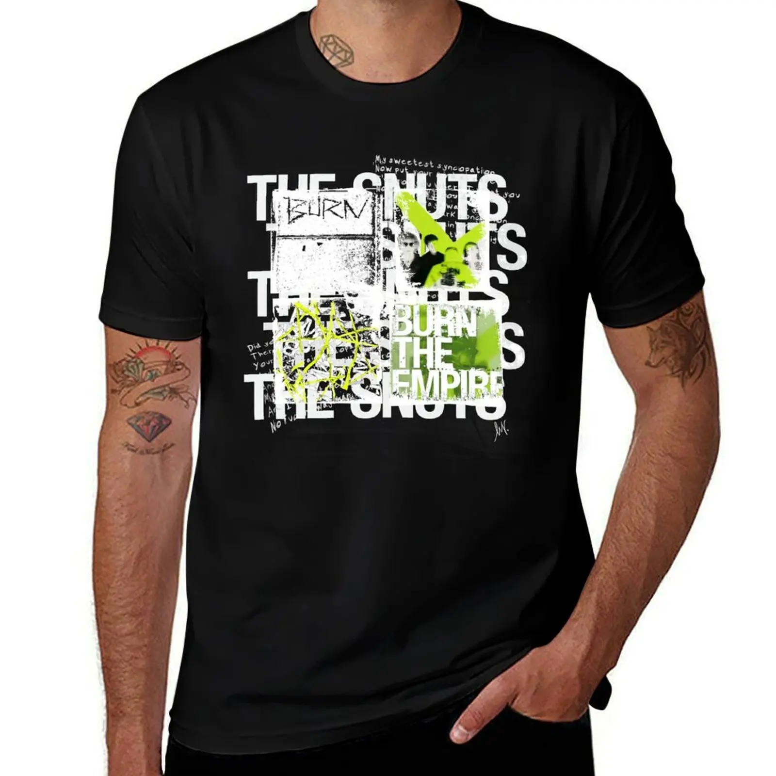 

The Snuts - Burn The Empire Alternate T-Shirt T-shirts man plus size clothes summer tops vintage heavyweight t shirts for men
