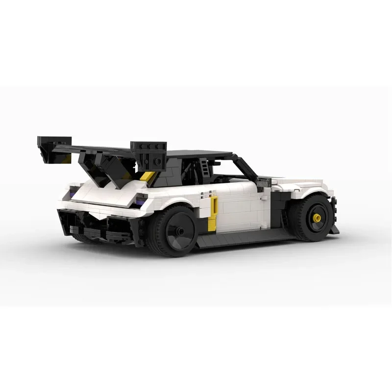 

MOC-185486 City Classic Iconic Racing Car Building Blocks Model, 1015 Parts, Boys' Children's Birthday and Christmas Toy Gift