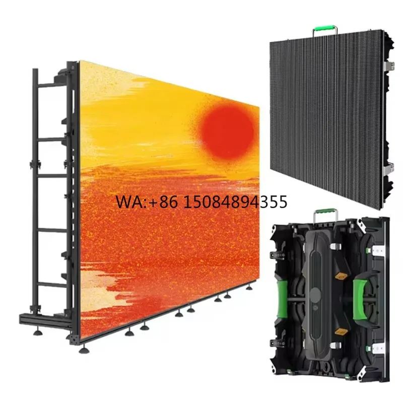 

LED Display 500mmx500mm Stage Background Rental LED Screen P1.9 P2.6 P2.976 P3.9 Indoor and Outdoor 3x2 LED Video Wall