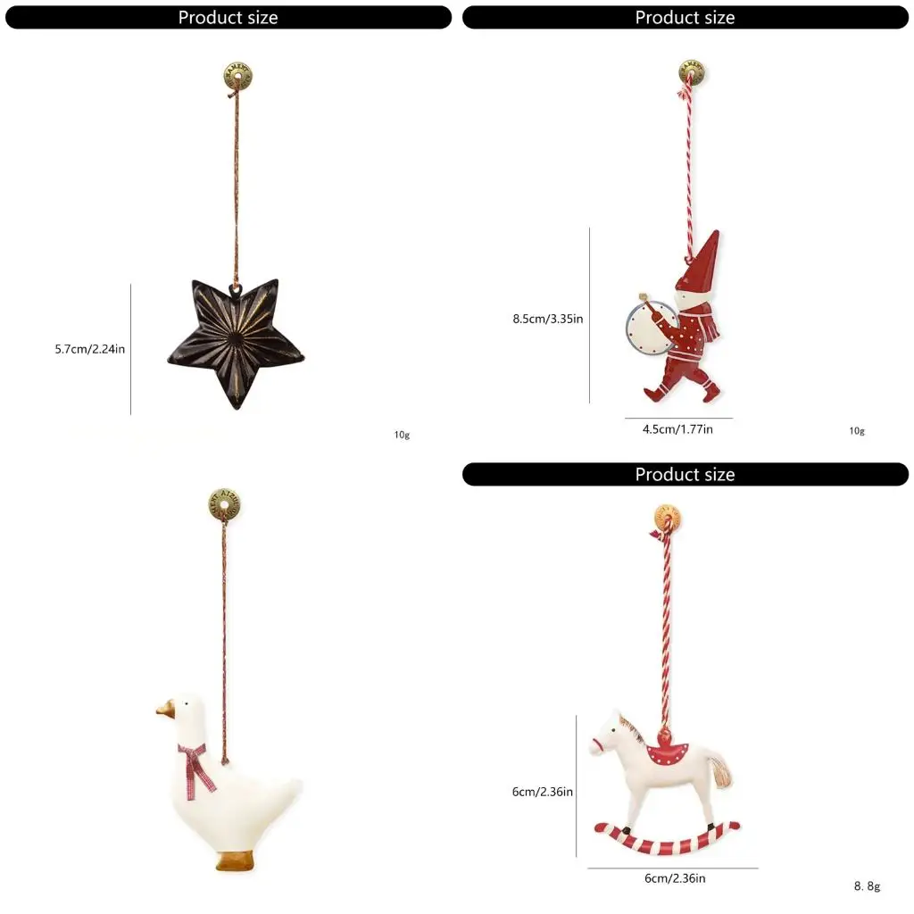 

Нежные железные вешалки для рождественской елки в скандинавском стиле, праздничный декор для внутренней атмосферы фестиваля,