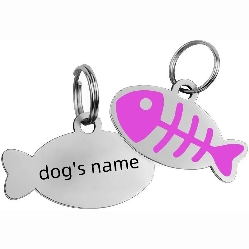 Anti-Lost Custom Pet Dog Id Tag Personalized Dog Cat Tags Engraved Pet Cat Collar Accessories Puppy Nameplate Chihuahua Supplies