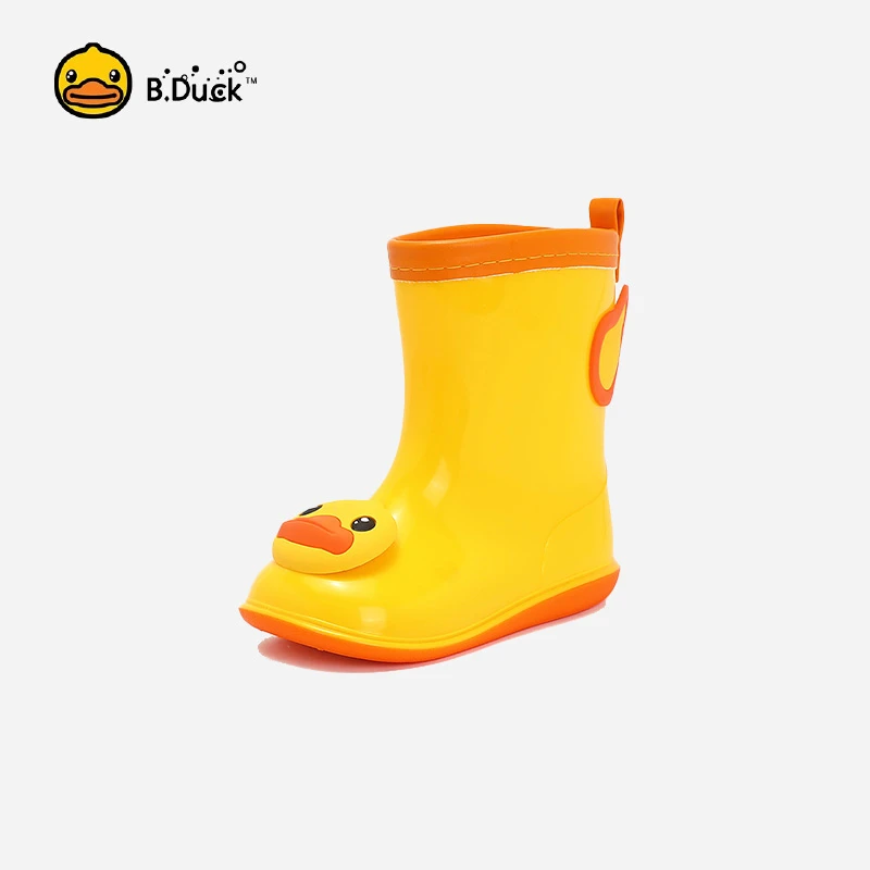 B.Duck-Botas impermeáveis para crianças, botas de jardim dos desenhos animados para crianças, meninos e meninas