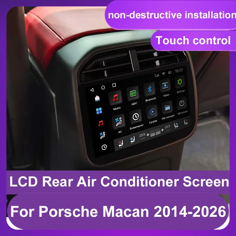 Digital AC Control Panel Car Multimedia Player Rear Air Conditioner Climate Board For Porsche Macan 2014-2016  2017-2026