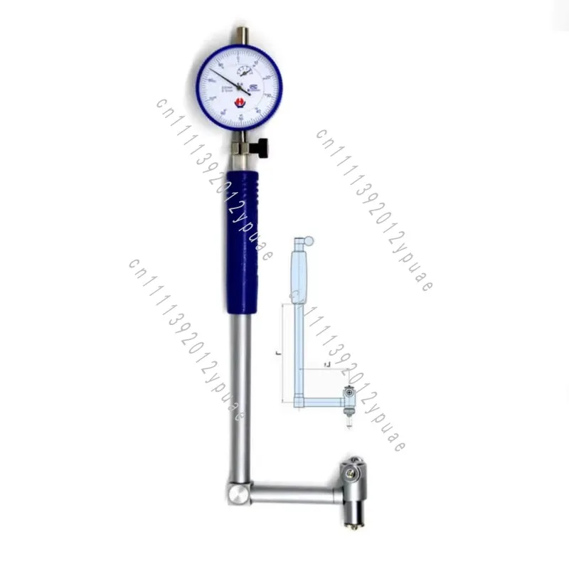 90 Degree Dial Bore Gauge, Precision Inner Hole Measuring Tool for Machining Inspection
