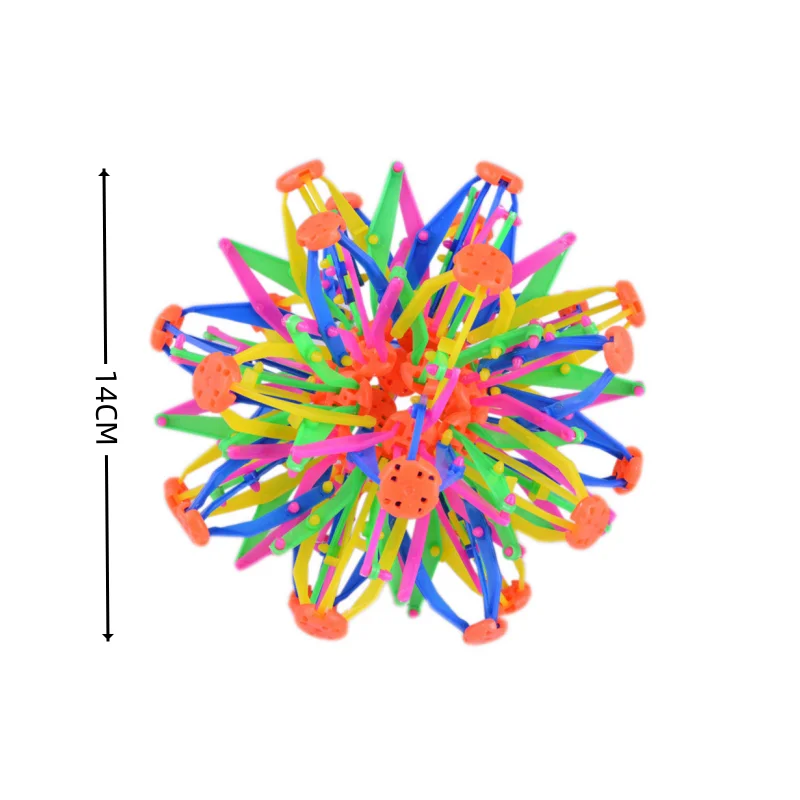 Bola telescópica mágica para niños, Bola de flores para lanzar al aire libre, variedad, fiesta de flores, accesorios divertidos, juguete de