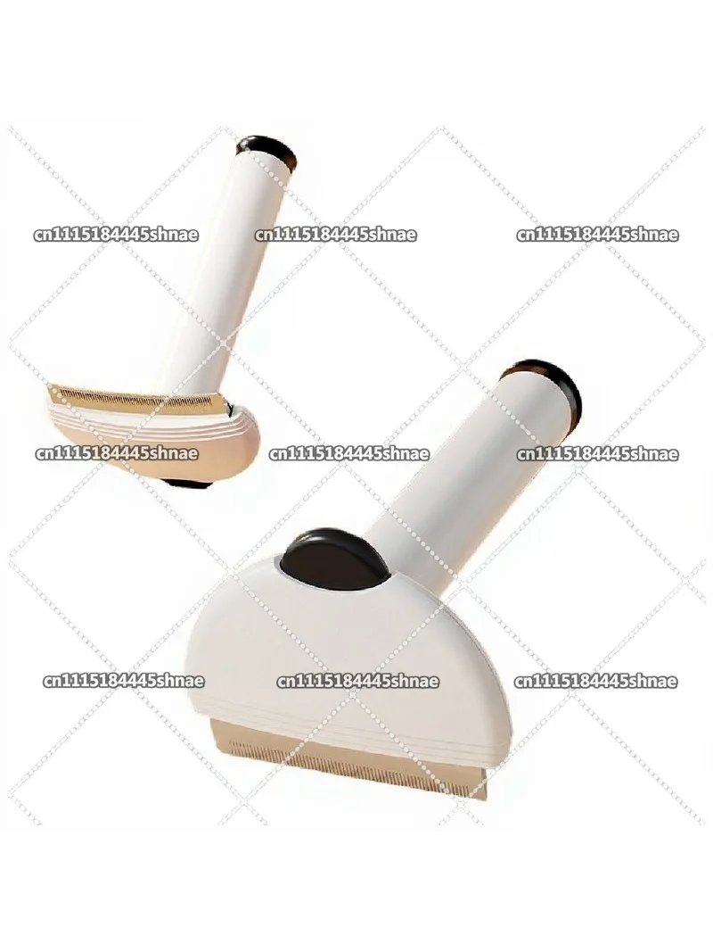 Dual-Purpose Pet Deshedding Comb - Cat Thinning & Sticky Hair Roller With Replaceable Adhesive Sheets