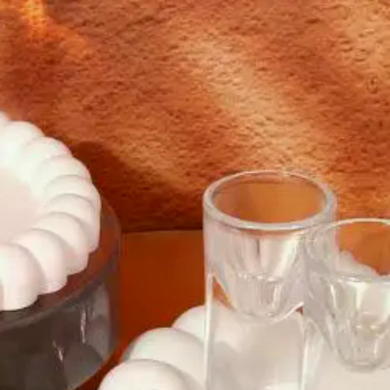 Round Bubble Coaster Silicone Molds For DIY Epoxy Jewelry Storage Tray, Plastic Tray Cement Cup Pad Injection Resin Mold