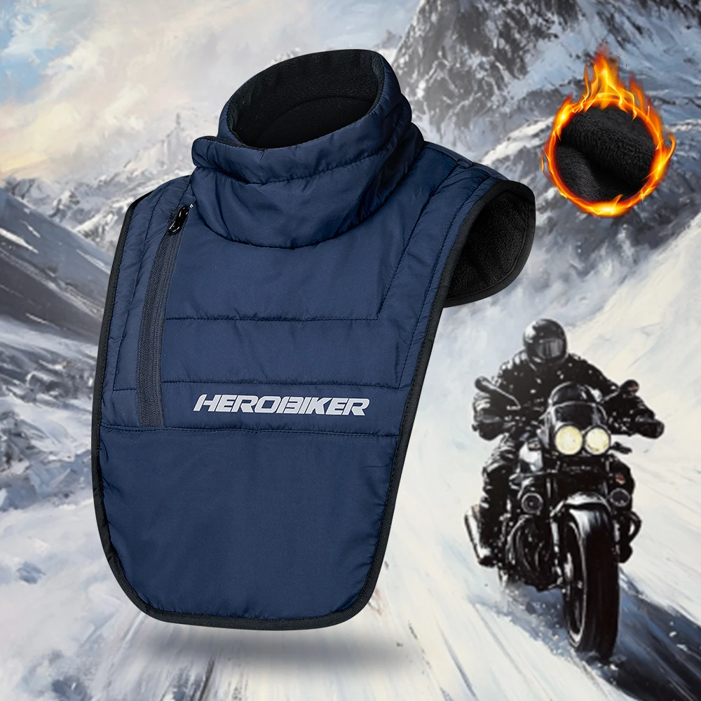 Winter Motorcycle Neck Scarf Windproof Motorcyclist Rider Chest Neck Protector Warmer Scarf Motorcycle Thermal Collar Keep Warm
