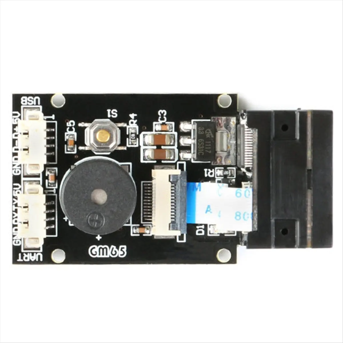 

lucky GM65 USB Wired Barcode Scanner 1D 2D Bar Code Reader QR Code Reader Module CMOS Buzzer for Reminding with Cable UART
