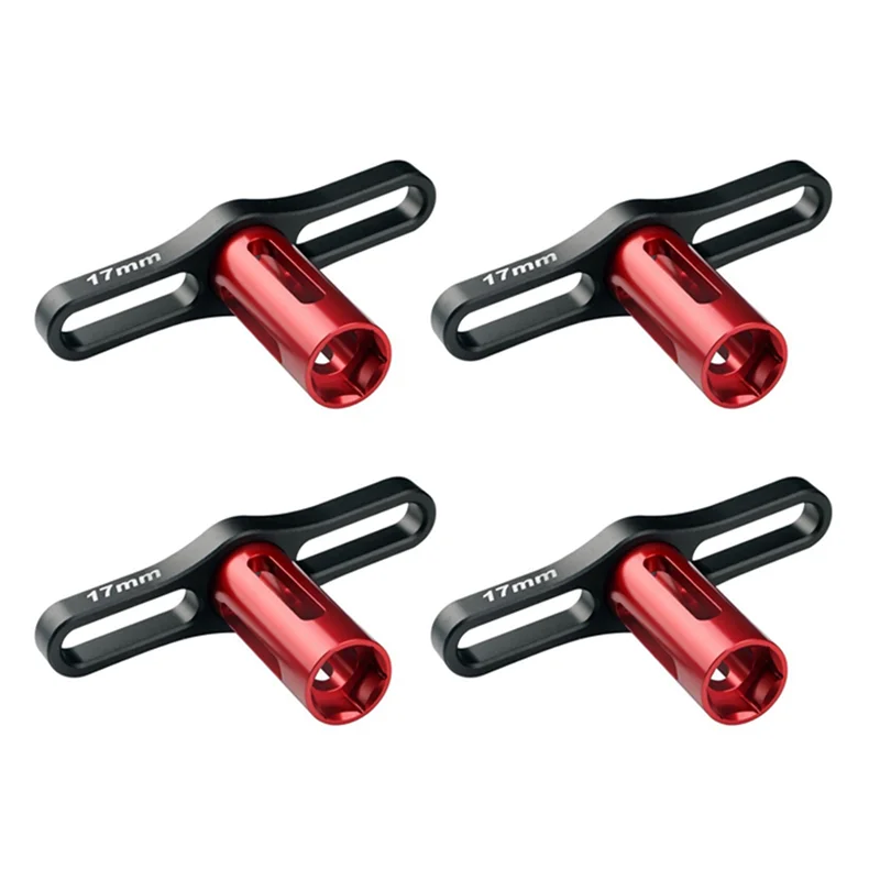 

CYGJ-4X Metal 17MM Wheel Nuts Sleeve Hex Wrench Tool For 1:8 Off-Road RC Car Monster Truck Traxxas X-Maxx SUMMIT E-REVO